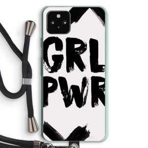 Girl Power #2: Pixel 5a 5G Transparant Hoesje met koord