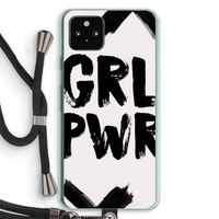Girl Power #2: Pixel 5a 5G Transparant Hoesje met koord
