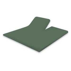 Elegance Splittopper Hoeslaken Perkal Katoen - grenat green