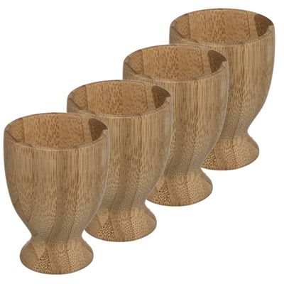 Secret de Gourmet Eierdopje - 8 stuks - Bamboe - 7,5 cm