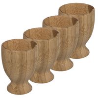 Secret de Gourmet Eierdopje - 8 stuks - Bamboe - 7,5 cm