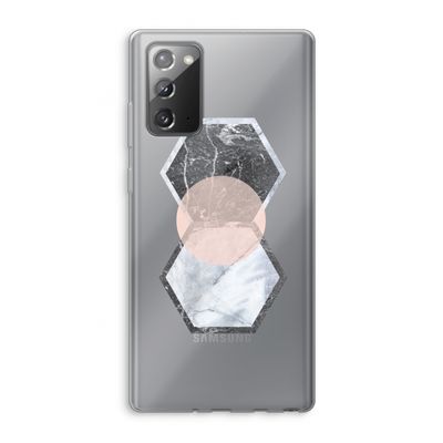 Creatieve toets: Samsung Galaxy Note 20 / Note 20 5G Transparant Hoesje