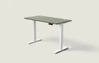 Desktronic HomePro bureau Wit / Olijfgroen / 140x70 cm