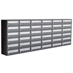 Allux Hive Set 6-Breed, 6-Hoog Antraciet - 40030065_6x6