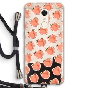 Just peachy: Xiaomi Redmi 5 Transparant Hoesje met koord