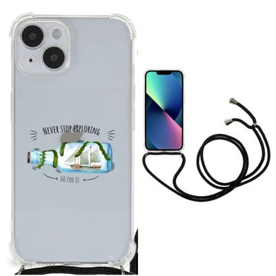 iPhone 14 Stevig | Bumper Hoesje | Boho Bottle