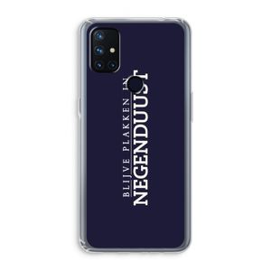 Blijve plakken in Negenduust: OnePlus Nord N10 5G Transparant Hoesje