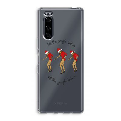 Jingle Ladies: Sony Xperia 5 Transparant Hoesje