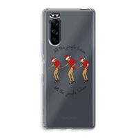 Jingle Ladies: Sony Xperia 5 Transparant Hoesje