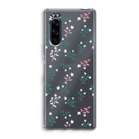 Small white flowers: Sony Xperia 5 Transparant Hoesje