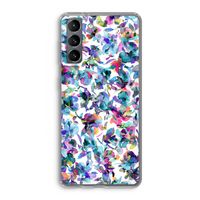 Hibiscus Flowers: Samsung Galaxy S21 Transparant Hoesje