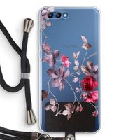 Mooie bloemen: Honor 10 Transparant Hoesje met koord