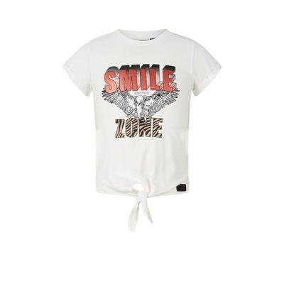 Retour Denim T-shirt Ilse van biologisch katoen off white