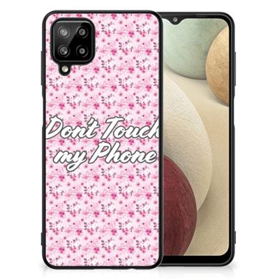 Samsung Galaxy A12 | Telefoon Hoesje | Flowers Pink DTMP