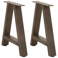 Salontafelpoten 2 st A-vormig 38x(42-43) cm staal