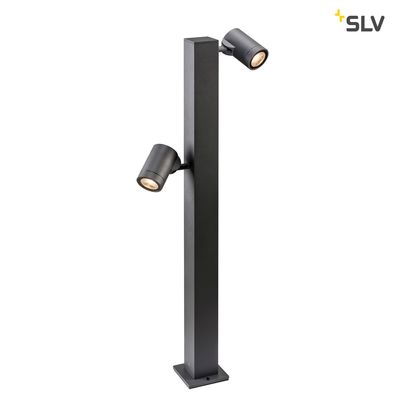 Buitenlamp staand HELIA DOUBLE 3000K antraciet