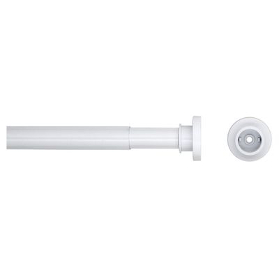 Douchegordijnstang Seallux diameter 28 mm verstelbaar van 80 cm tot 130 cm Wit