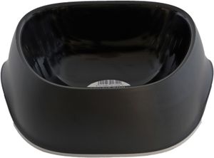 Moderna plastic hondeneetbak Sensi bowl 1200 ml zwart - Gebr. de Boon