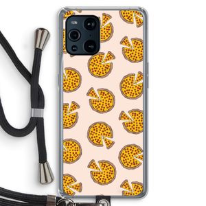 You Had Me At Pizza: Oppo Find X3 Pro Transparant Hoesje met koord