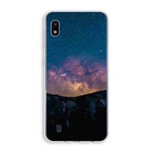 Travel to space: Samsung Galaxy A10 Transparant Hoesje