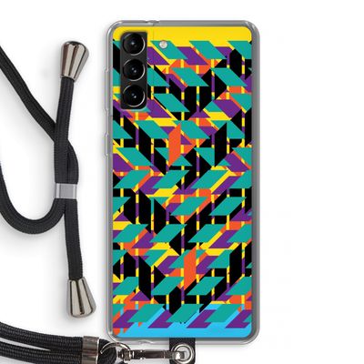 Skew Bee 1: Samsung Galaxy S21 Plus Transparant Hoesje met koord