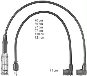 Bougiekabelset ZEF470