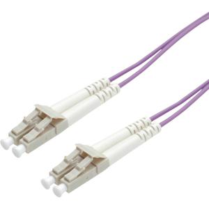 ROLINE Fibre Optic Jumper Cable, 50/125 µm, LC/LC, OM4, purple 20 m InfiniBand en Glasvezelkabel Violet