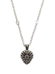 Gucci collier à pendentif cœur - Argent