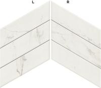 Diamond Calacatta Chevron (L-R) 40x70 | Geschikt voor vloerverwarming