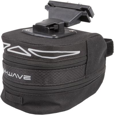 M-WAVE zadeltas tilburg m 1 liter zwart/grijs