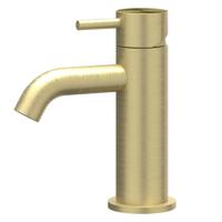 IVY Concord Wastafelmengkraan - opbouw - laag - coldstart - RVS316 - geborsteld mat goud PVD 6100382 IVY Concord Wastafelmengkraan - opbouw - laag - coldstart - RVS316 - geborsteld mat goud PVD 6100382