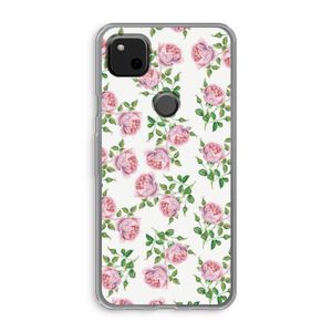 Kleine roosjes: Google Pixel 4a Transparant Hoesje
