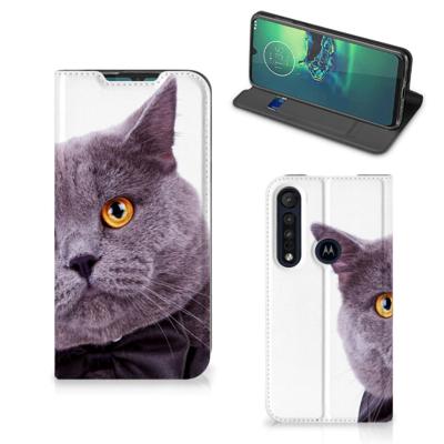 Motorola G8 Plus | Hoesje maken | Kat