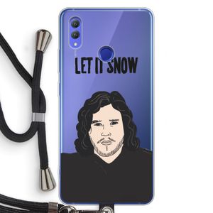 Let It Snow: Honor Note 10 Transparant Hoesje met koord