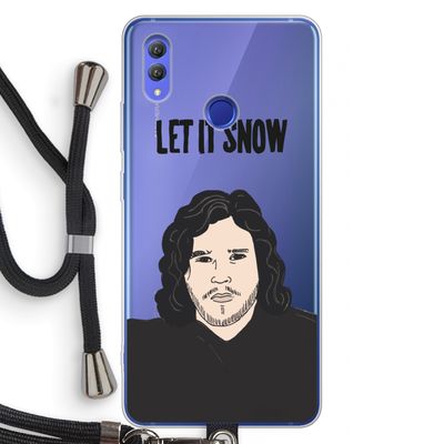 Let It Snow: Honor Note 10 Transparant Hoesje met koord