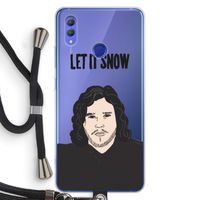 Let It Snow: Honor Note 10 Transparant Hoesje met koord