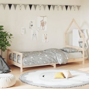 Kinderbedframe 90x200 cm massief grenenhout