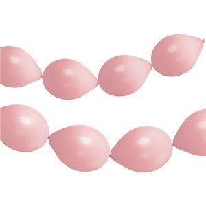 Knoopballonnen Babyroze (3m)