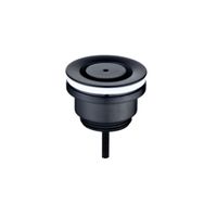 Royal Plaza Merlot wastafelplug 1 1/4" niet afsluitbaar zwart 23104 - thumbnail