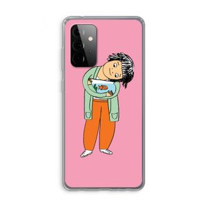 Visknuffel: Samsung Galaxy A72 Transparant Hoesje