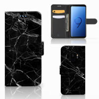 Samsung Galaxy S9 | Bookcase | Marmer Zwart - Origineel Cadeau Vader