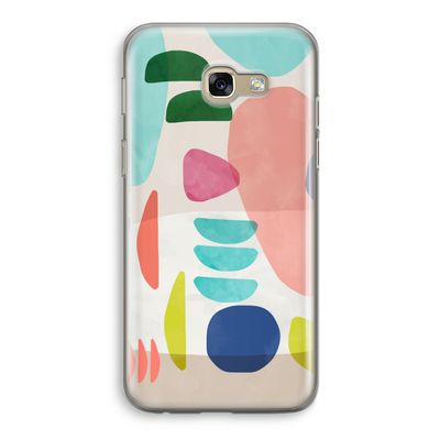 Bold Rounded Shapes: Samsung Galaxy A5 (2017) Transparant Hoesje