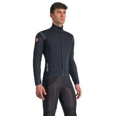 Castelli Perfetto RoS 2 Convertible jacket light black/black reflex heren
