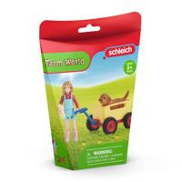 Schleich farm world uitje met de bolderkar 42543