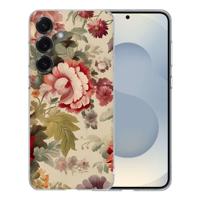 TPU Hoesje Samsung Galaxy S25 - Bloemen Backcover TPU Hoesje Samsung Galaxy S25 - Bloemen Backcover