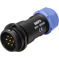 Weipu SP2111 / P 7 II Ronde connector Stekker, recht Totaal aantal polen: 7 Serie (ronde connectoren): SP21 1 stuk(s)