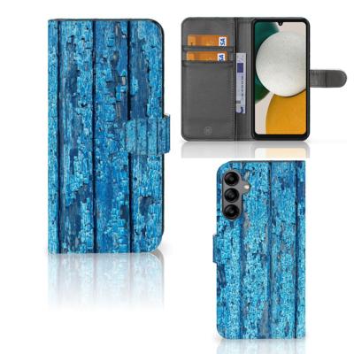 Samsung Galaxy A34 | Book Style Case | Wood Blue