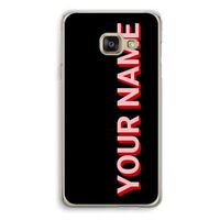 Namecase: Samsung A3 (2017) Transparant Hoesje