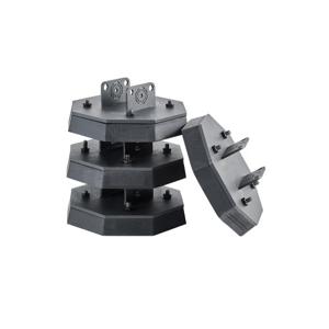 VEVOR 4xRV nivelleringspads 2300kg aanhangwagen krikpads rubber voor schaarhefpoten