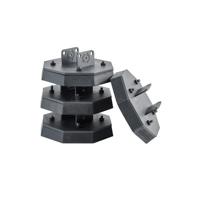 VEVOR 4xRV nivelleringspads 2300kg aanhangwagen krikpads rubber voor schaarhefpoten